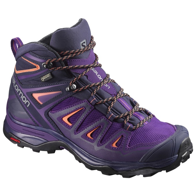 Salomon X ULTRA 3 MID GTX® W Zapatillas Trekking Mujer - Moradas - Colombia (26581-ZWHR)